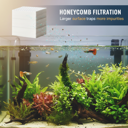 Dlosyvo® 🐠 BUY 1 GET 1 FREE! ✨ AQUARIUM CLARIFYING SHEETS - Crystal Clear Water in 24 Hours, Removes Odors and Impurities, Safe for All Fish and Plants 🌿🔮