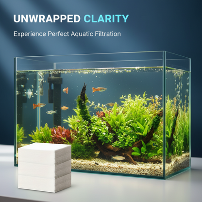 Dlosyvo® 🐠 BUY 1 GET 1 FREE! ✨ AQUARIUM CLARIFYING SHEETS - Crystal Clear Water in 24 Hours, Removes Odors and Impurities, Safe for All Fish and Plants 🌿🔮