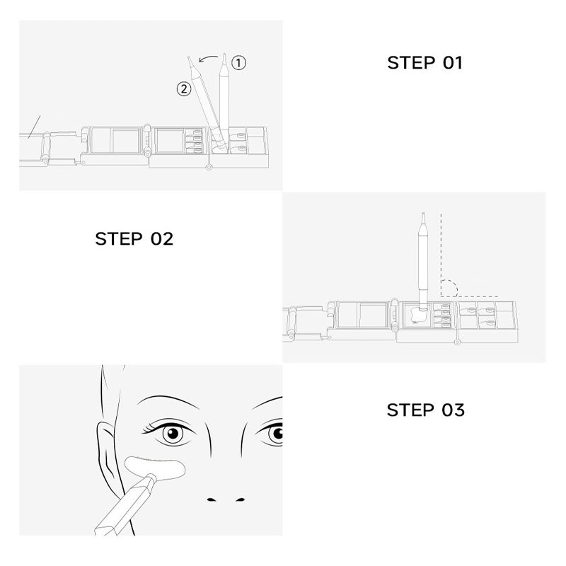 🔥2026 New Arrival🔥3-in-1 Eyeliner and Lower Lash Stamp Kit  Dlosyvo ®