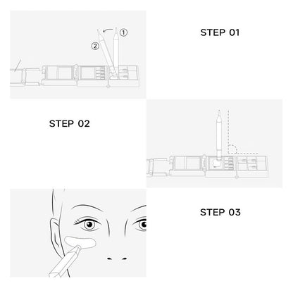 🔥2026 New Arrival🔥3-in-1 Eyeliner and Lower Lash Stamp Kit  Dlosyvo ®