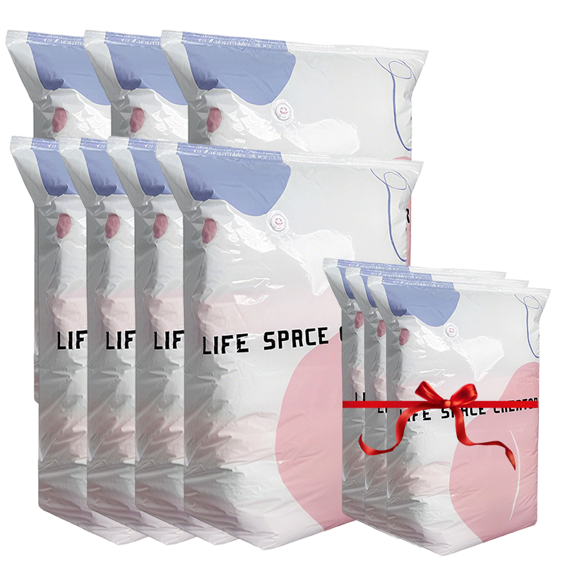 Dlosyvo®🧳💨 40% OFF! No‑Pump Vacuum Storage Bags – Press & seal, no pump needed. Saves 80% space, keeps clothes dry & dust‑free. Perfect for bulky bedding & off‑season gear. 🛏️🗄️