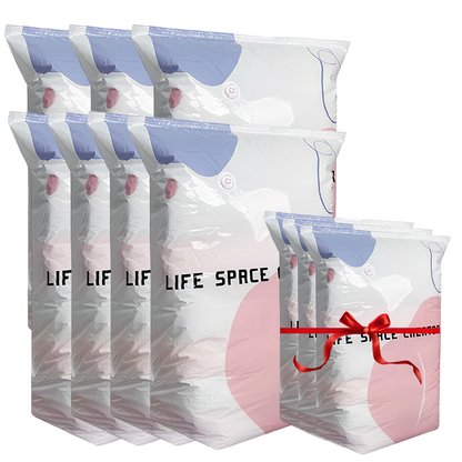 Dlosyvo®🧳💨 40% OFF! No‑Pump Vacuum Storage Bags – Press & seal, no pump needed. Saves 80% space, keeps clothes dry & dust‑free. Perfect for bulky bedding & off‑season gear. 🛏️🗄️