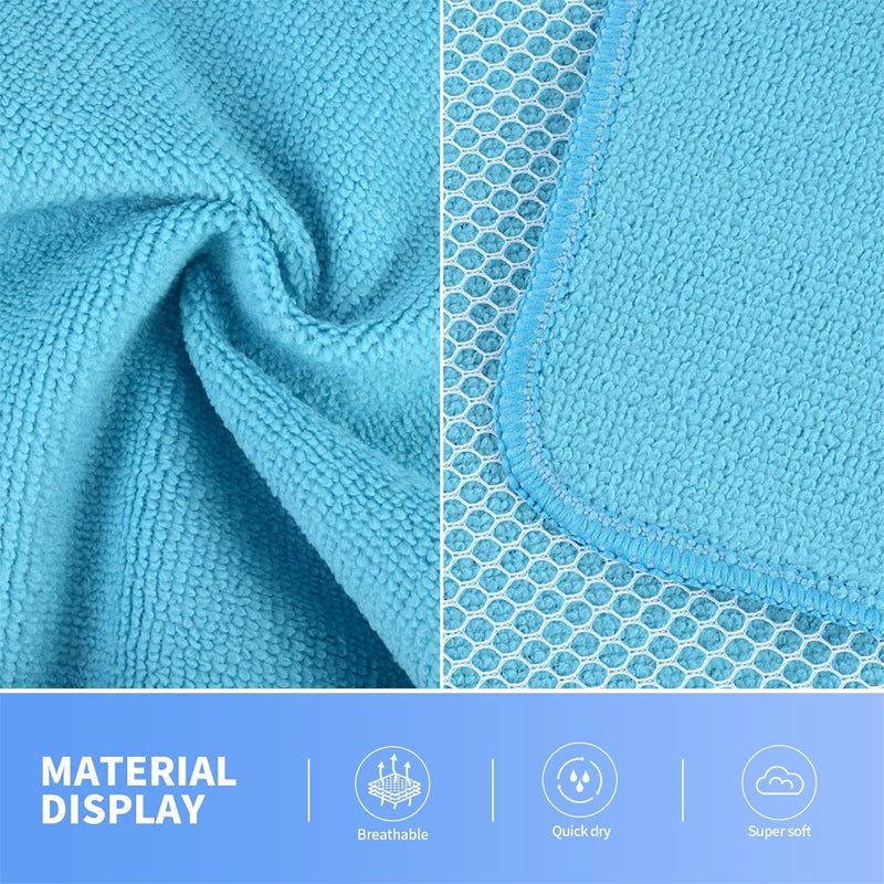 🧽✨Dual-Sided Microfiber & Mesh Cleaning Cloth💧—Instant removes Grease, Water Marks, Fingerprints & Dust | Dlosyvo®