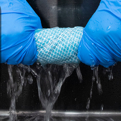 🧽✨Dual-Sided Microfiber & Mesh Cleaning Cloth💧—Instant removes Grease, Water Marks, Fingerprints & Dust | Dlosyvo®