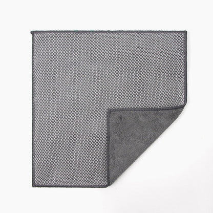 🧽✨Dual-Sided Microfiber & Mesh Cleaning Cloth💧—Instant removes Grease, Water Marks, Fingerprints & Dust | Dlosyvo®