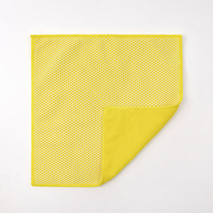 🧽✨Dual-Sided Microfiber & Mesh Cleaning Cloth💧—Instant removes Grease, Water Marks, Fingerprints & Dust | Dlosyvo®
