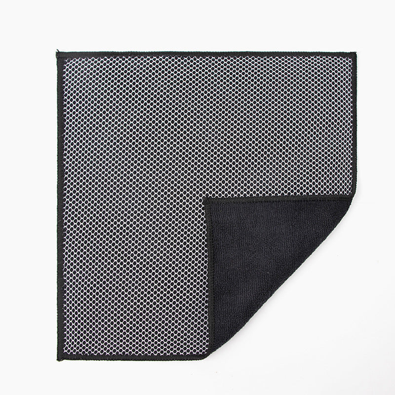 🧽✨Dual-Sided Microfiber & Mesh Cleaning Cloth💧—Instant removes Grease, Water Marks, Fingerprints & Dust | Dlosyvo®
