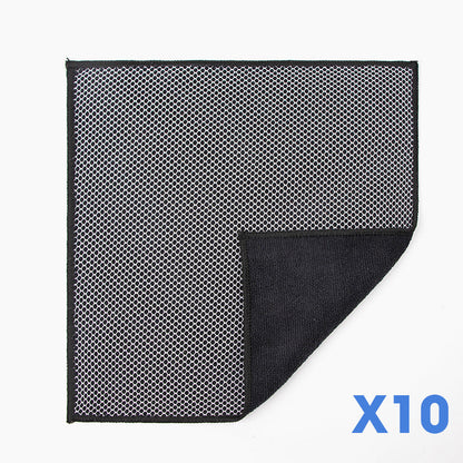 🧽✨Dual-Sided Microfiber & Mesh Cleaning Cloth💧—Instant removes Grease, Water Marks, Fingerprints & Dust | Dlosyvo®