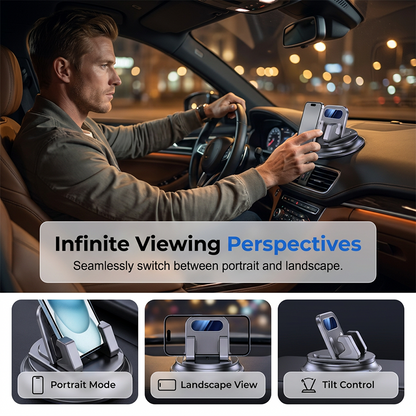 upsell Dlosyvo®  🚗 40% OFF NOW!📱 Rotating Dashboard Car Phone Holder – 360° Adjustable & Anti-Slip – Hands-Free Phone Mount 🛡️
