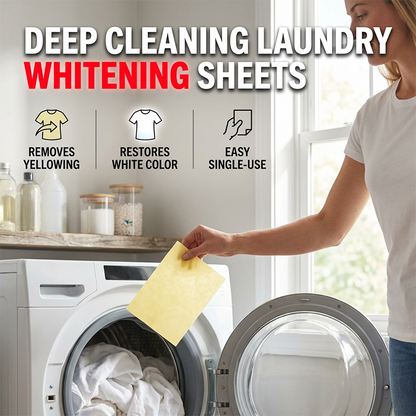 🎉Limited-time offer🔥Free black-enhancing insert included🫧Deep Cleaning Laundry Whitening Sheets🥼| Dlosyvo®