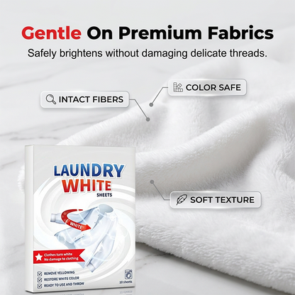 🎉Limited-time offer🔥Free black-enhancing insert included🫧Deep Cleaning Laundry Whitening Sheets🥼| Dlosyvo®