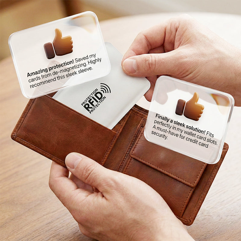 Dlosyvo® RFID Blocking Sleeves for Credit Cards