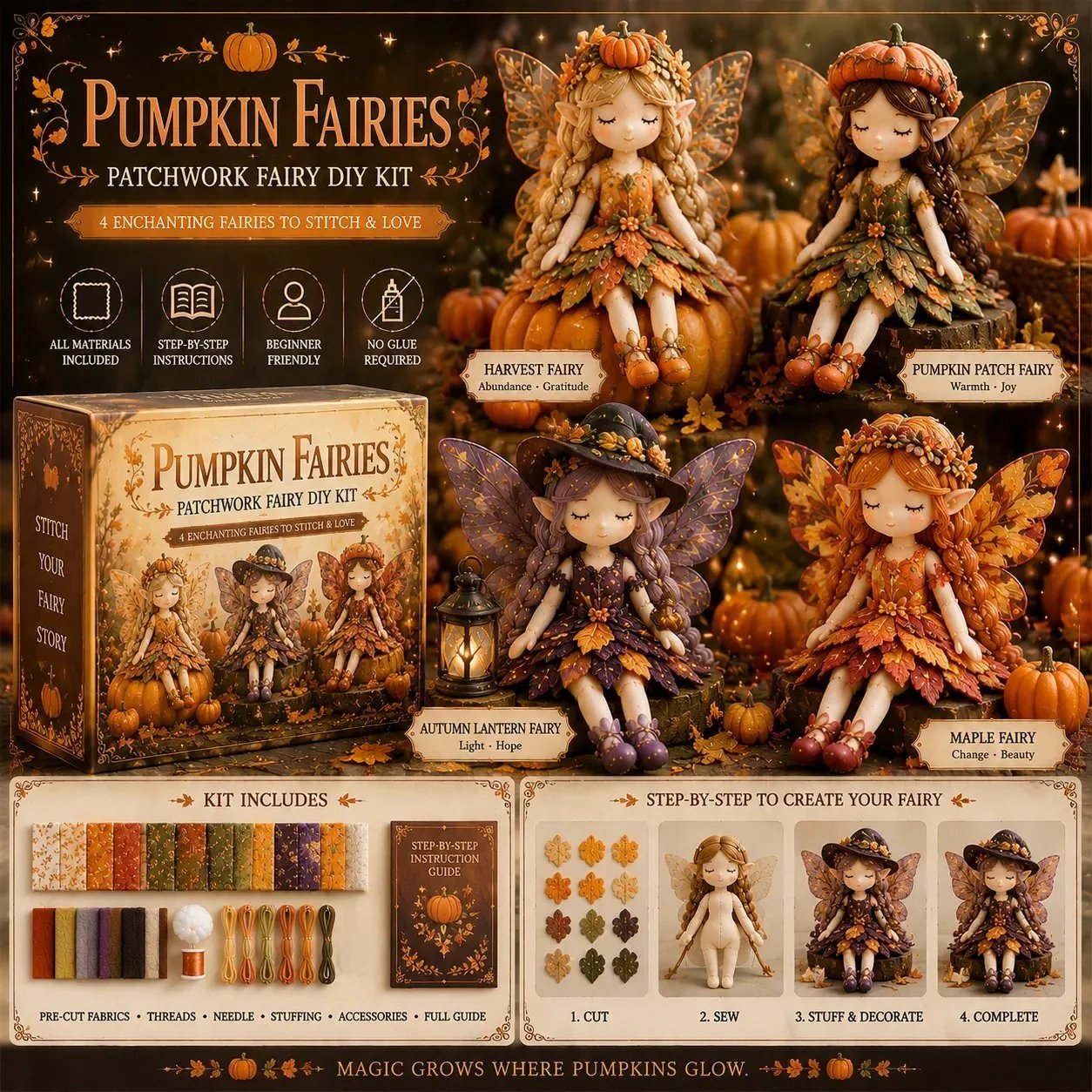 Dlosyvo®🔥LAST DAY 40% OFF🧵Fairy Patchwork DIY Collection