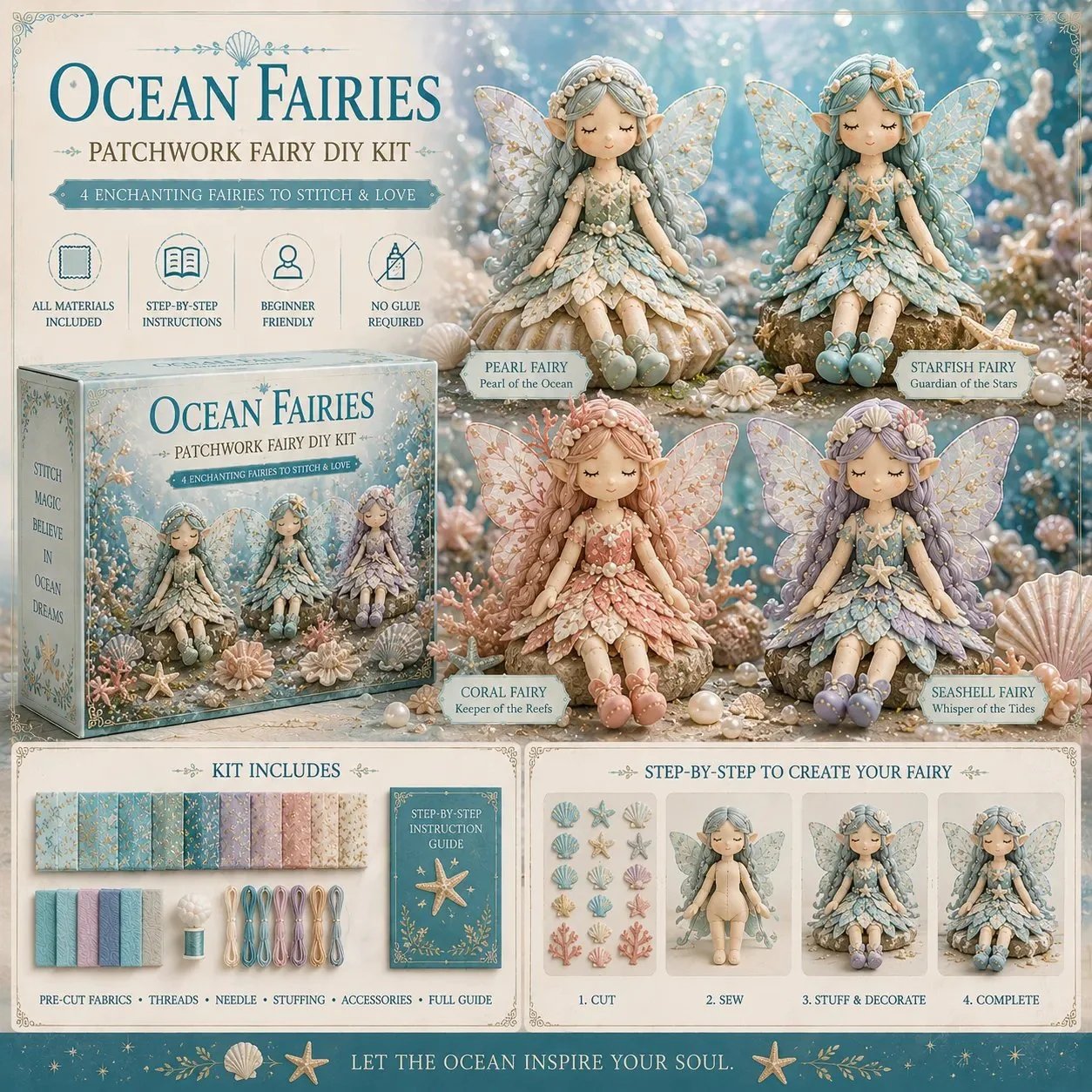 Dlosyvo®🔥LAST DAY 40% OFF🧵Fairy Patchwork DIY Collection