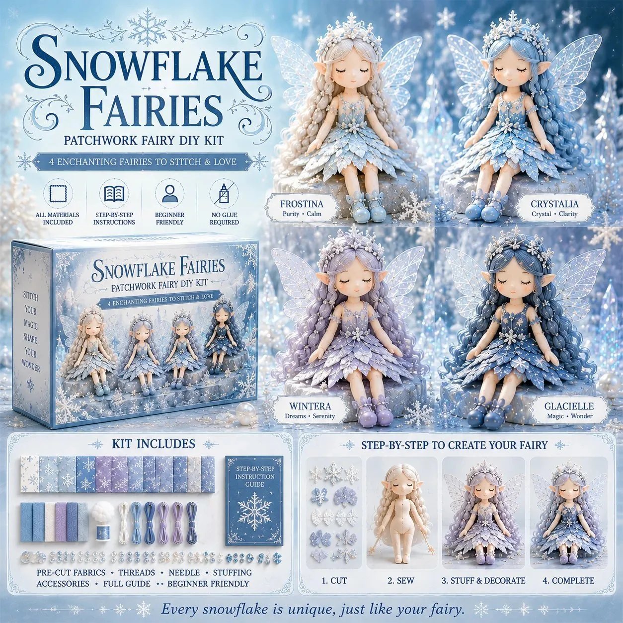 Dlosyvo®🔥LAST DAY 40% OFF🧵Fairy Patchwork DIY Collection