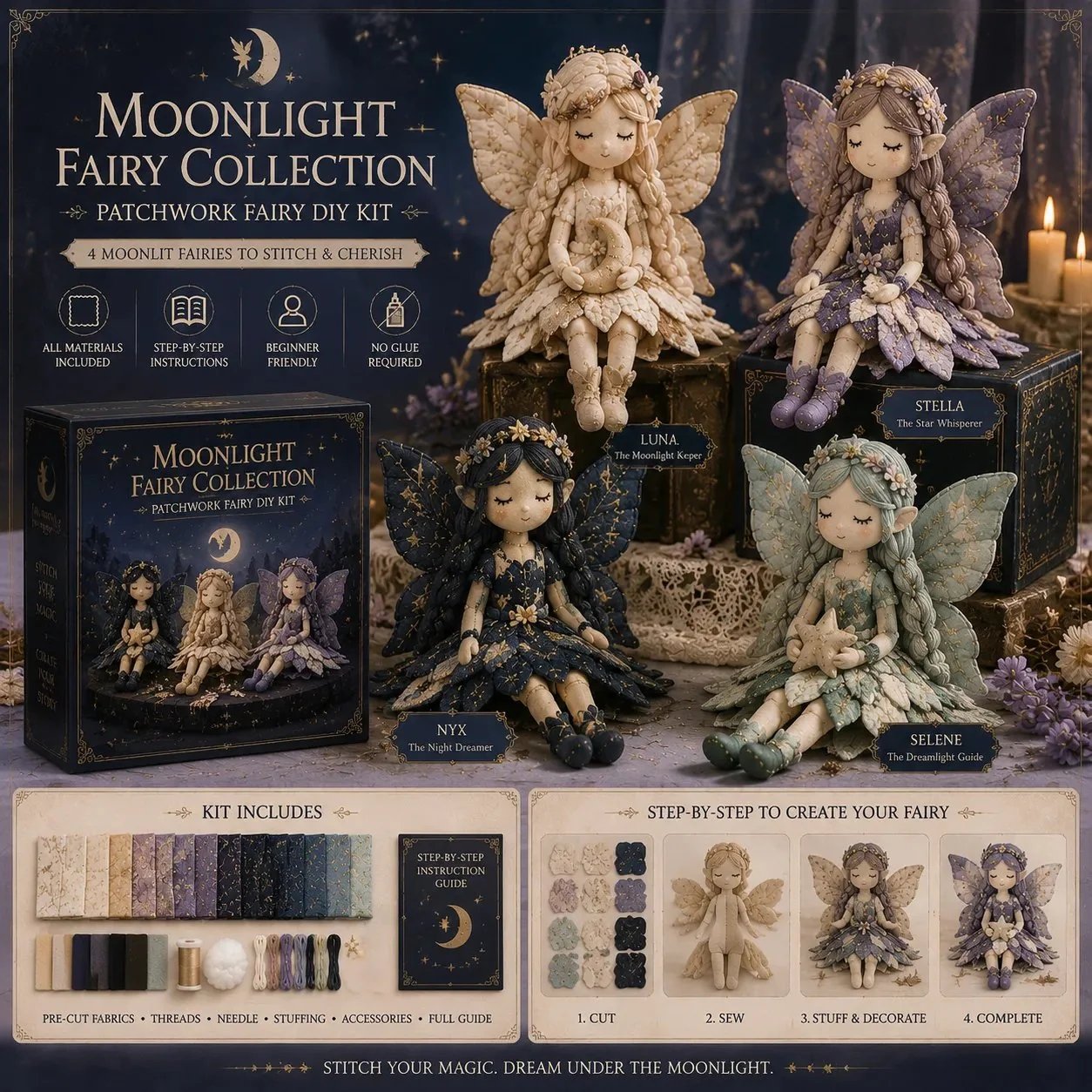 Dlosyvo®🔥LAST DAY 40% OFF🧵Fairy Patchwork DIY Collection