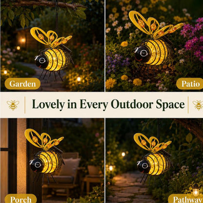 Dlosyvo® 🐝Outdoor Hanging Solar Bee Light - Perfect Gift For Plant Lovers Moms Or Literally Anyone Who Smiles❤️