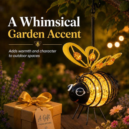 Dlosyvo® 🐝Outdoor Hanging Solar Bee Light - Perfect Gift For Plant Lovers Moms Or Literally Anyone Who Smiles❤️