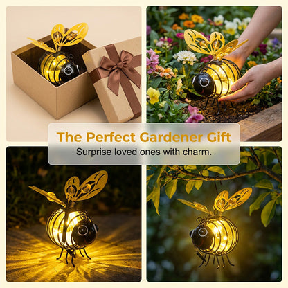 Dlosyvo® 🐝Outdoor Hanging Solar Bee Light - Perfect Gift For Plant Lovers Moms Or Literally Anyone Who Smiles❤️