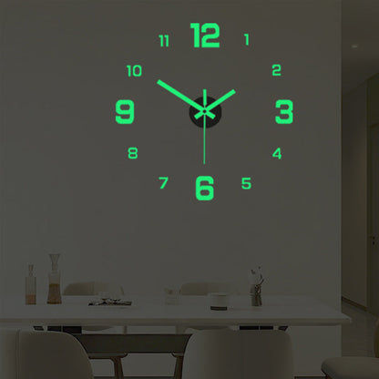 🕒Dlosyvo® Modern 3D Digital Wall Clock 🏠– Silent Acrylic Luminous Wall Decor, Night Glow Easy-Read Time Display, Stylish Home Decoration & Gift
