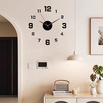 🕒Dlosyvo® Modern 3D Digital Wall Clock 🏠– Silent Acrylic Luminous Wall Decor, Night Glow Easy-Read Time Display, Stylish Home Decoration & Gift