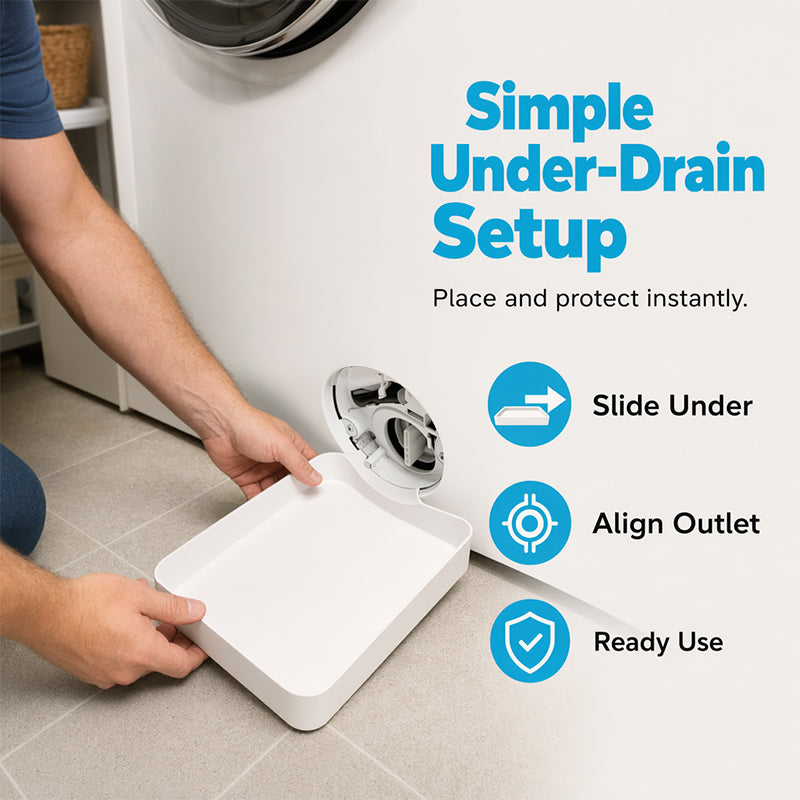 Universal Front-Load Washing Machine Drain Pan Dlosyvo®