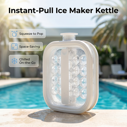 🌞Summer New Hot Selling 50% OFF🎁💦Portable Silicone Ice Ball Maker Kettle🧊Dlosyvo®