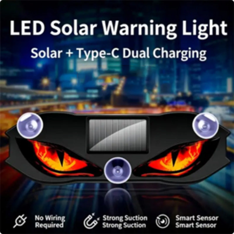 🥳2026 HOT SALE🥳💞50K+ SOLD!🚗🔆 50% OFF! Solar‑Powered Car Warning Light – Auto on with vibration, solar + USB charge. Bright LED, suction mount. Keep safe on roadside day & night! 🛡️✨ Dlosyvo®