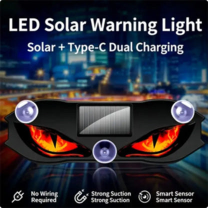 🥳2026 HOT SALE🥳💞50K+ SOLD!🚗🔆 50% OFF! Solar‑Powered Car Warning Light – Auto on with vibration, solar + USB charge. Bright LED, suction mount. Keep safe on roadside day & night! 🛡️✨ Dlosyvo®