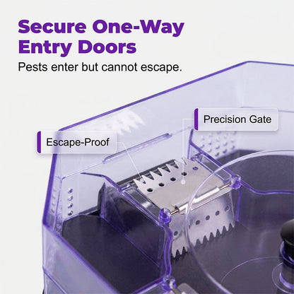 ⏳Time-Limited Special⏰ Reusable Roach Trap – Physical capture, no toxic sprays. One‑way doors, easy to check & clean. Safe for homes with kids & pets! 🏠✨