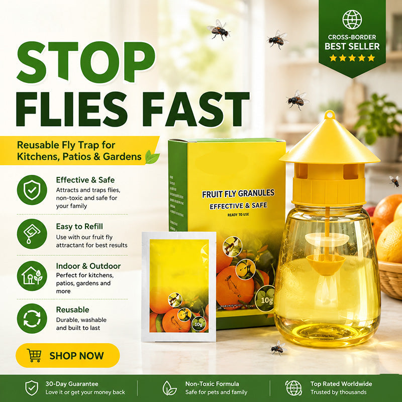 Indoor and Outdoor Hanging Fly Trap Dlosyvo®
