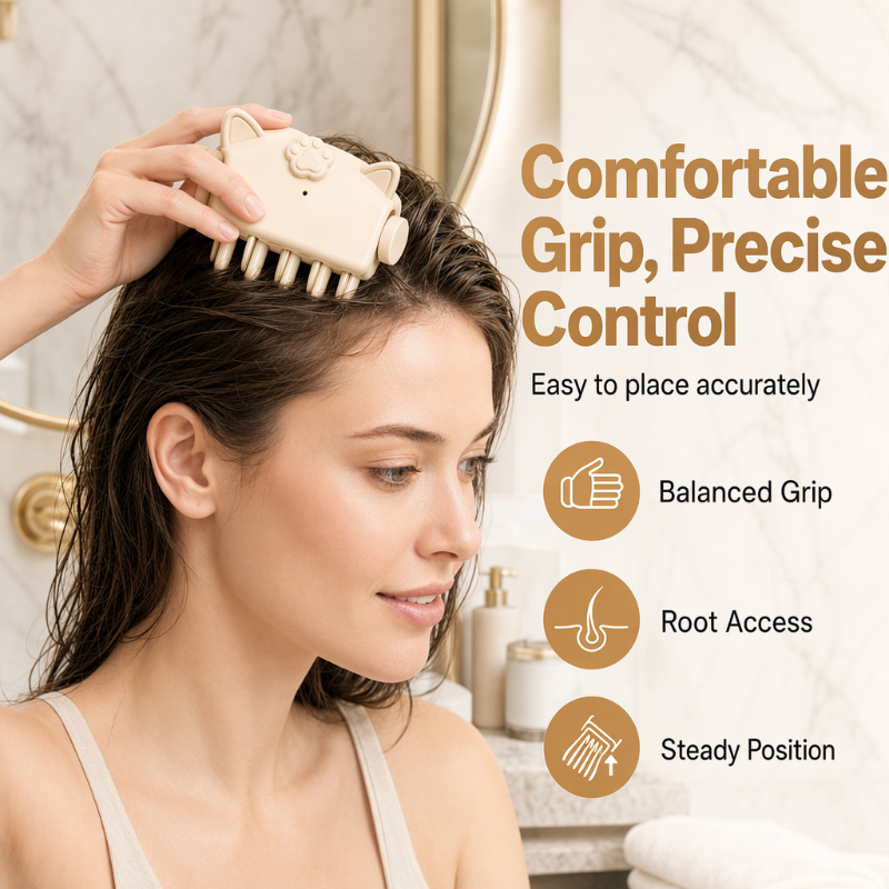 💇 Professional stylist approved💈 Dlosyvo® Wireless Heated Volumizing Root Clip