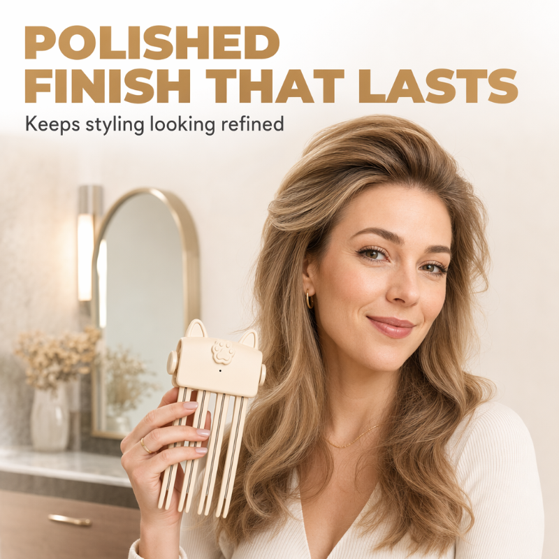 💇 Professional stylist approved💈 Dlosyvo® Wireless Heated Volumizing Root Clip