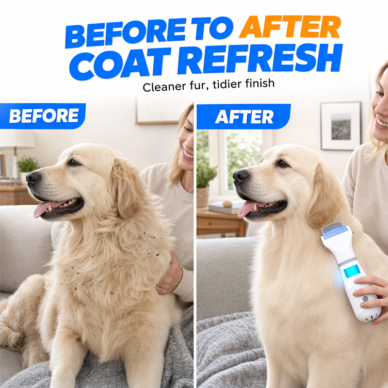 Electric Flea Comb for Pets 🛡️✨Dlosyvo®