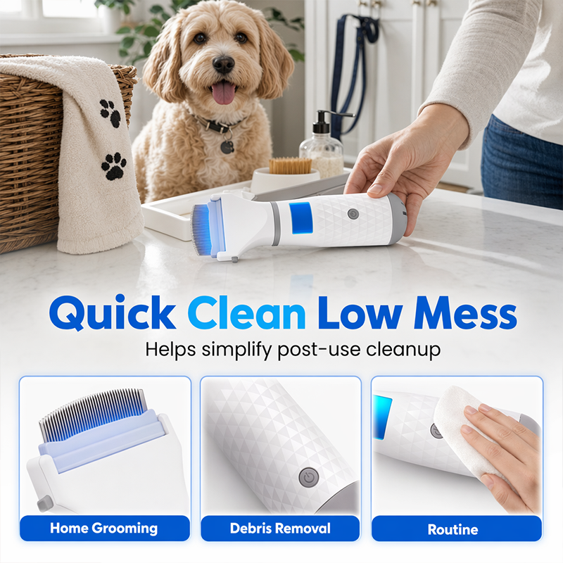 🥳2026 HOT SALE🥳💞50K+ SOLD!🐾⚡ 50% OFF! Electric Flea Comb for Pets – Vacuum suction + fine stainless teeth, chemical‑free flea removal. Gentle on coat, easy to clean – a must for pet parents! 🛡️✨Dlosyvo®