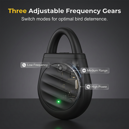 upsell Dlosyvo® 🐦Portable Ultrasonic Bird Repellent Keychain| 🐦‍⬛Prevent bird droppings; protect fruits, vegetables, food, and lawns