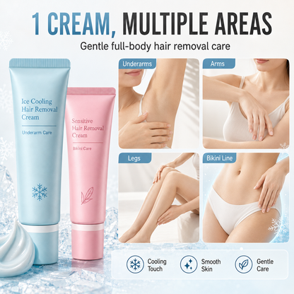 upsell Dlosyvo® Professional Hair Removal Cream|Convenient At‑Home Hair Removal for Sensitive Zones, Skip Razors & Painful Waxing