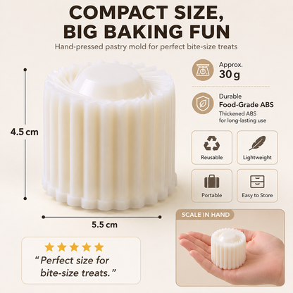 upsell🍪✨Grab Our Dual‑Ended Pastry Press Mold | Create Pro‑Level Cookies & Pastries With Zero Baking Skills, Kids‑Friendly for DIY Baking, Homemade Gift‑Making & Space‑Saving Stress‑Free Festive Snack Prep